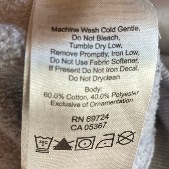 Columbia Light Gray Hoodie with Blue Logo - Picture 3 of 5